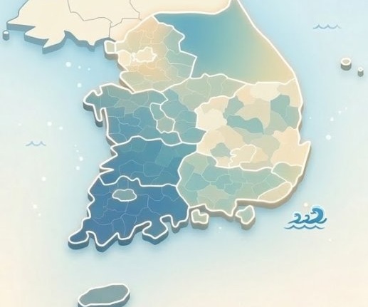 대한민국 지도
